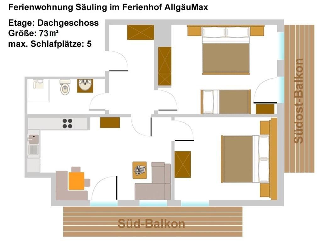 Ferienhof Allgaeumax Fussen Phòng bức ảnh